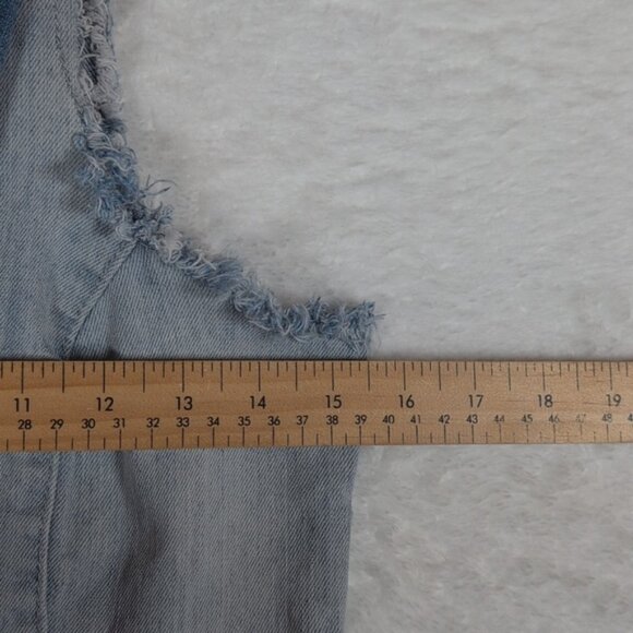 Twik Blue Denim Vest with Pink Accents - Picture 3 of 5